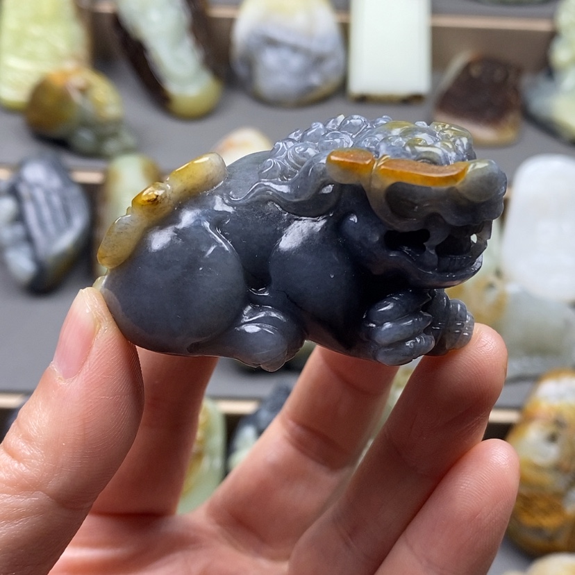 【闪购商品】未镶嵌和田玉摆件月*影