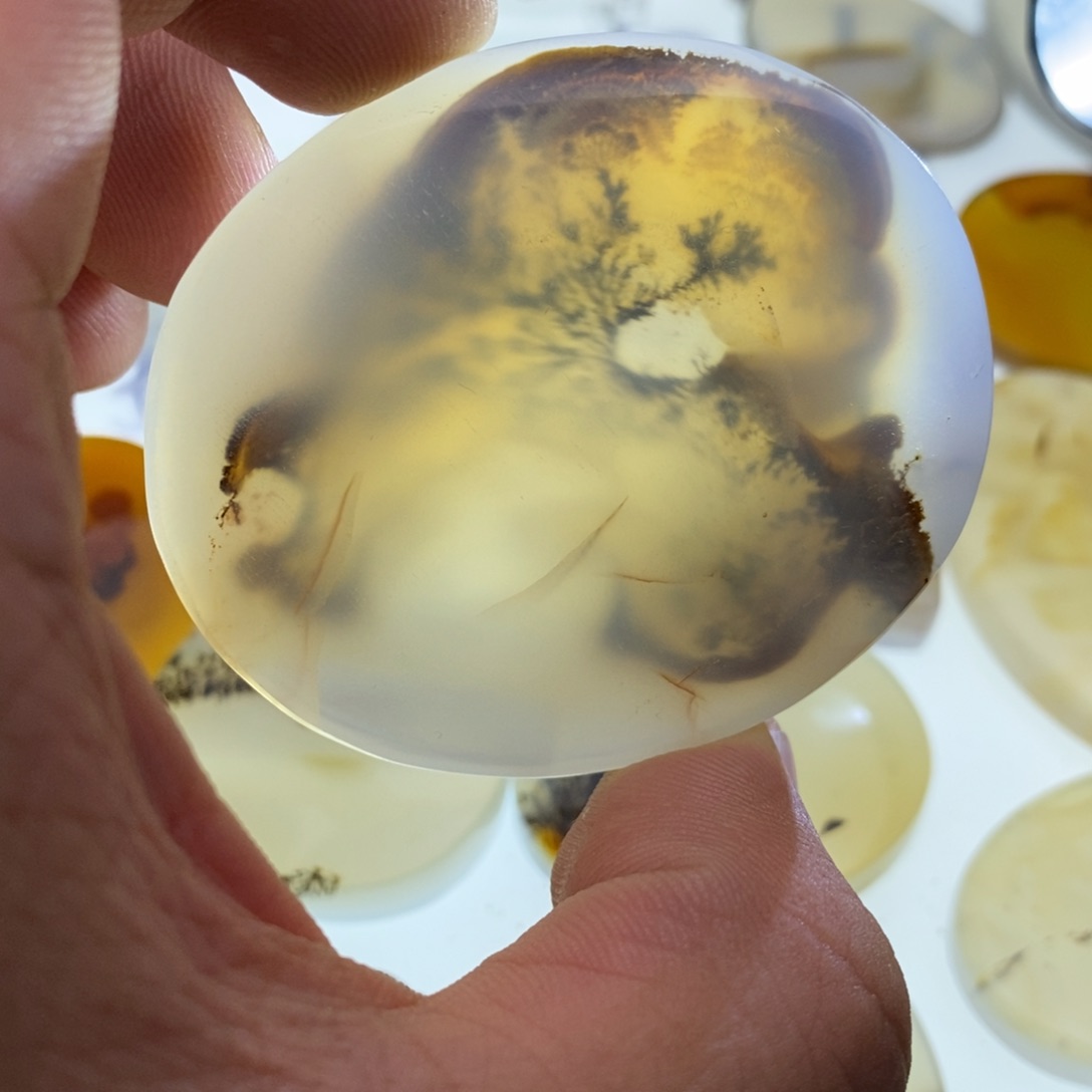 玛瑙/玉髓牌子足银镀金镶嵌