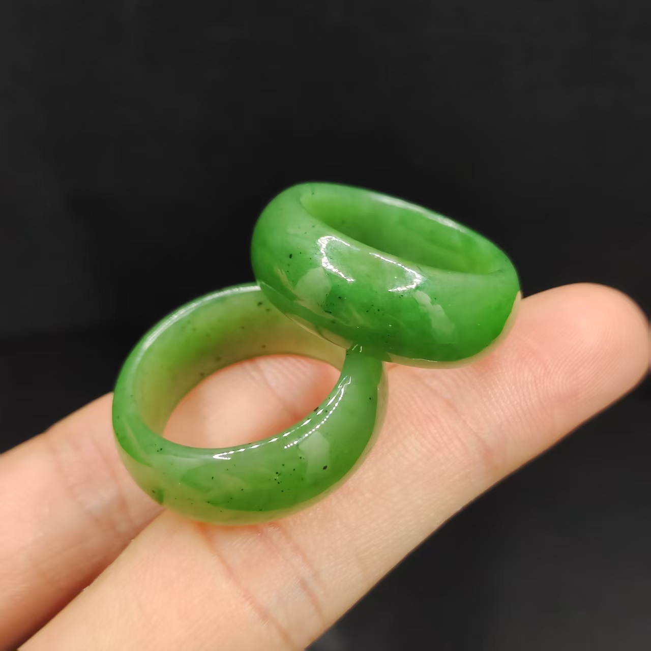 【龙龙严选】和田玉戒圈Z1【多样性发其一】均码