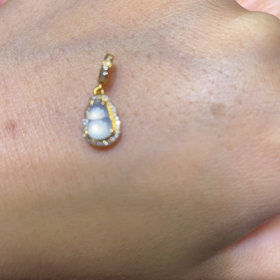 翡翠颈饰18K金镶嵌天然