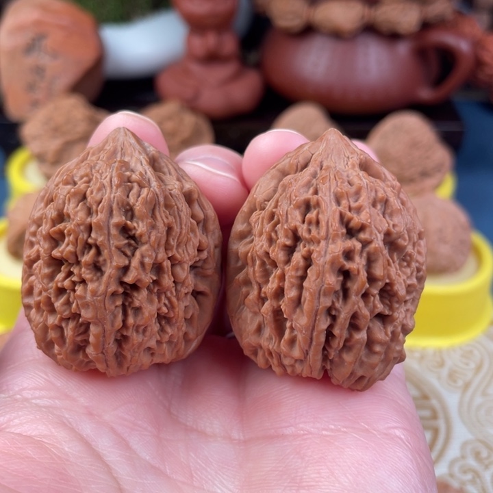 吊坠文玩核桃蒜头35