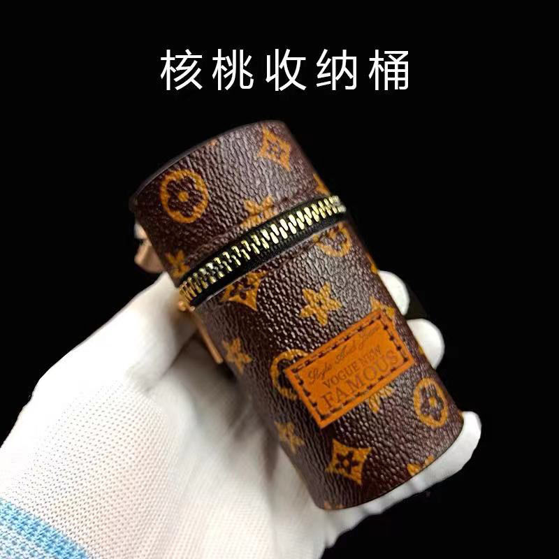 时尚百搭文玩核桃文玩收纳随身包收纳盒