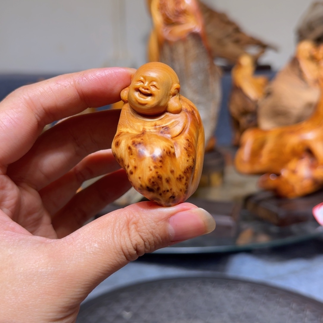 柏木（崖柏）太行崖柏手把件