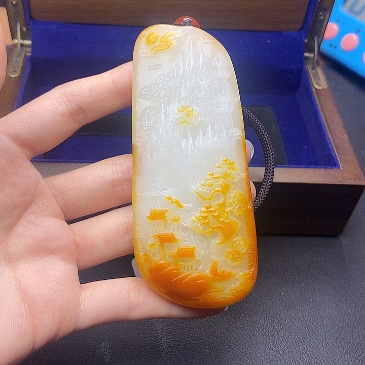 和田玉挂件未镶嵌N