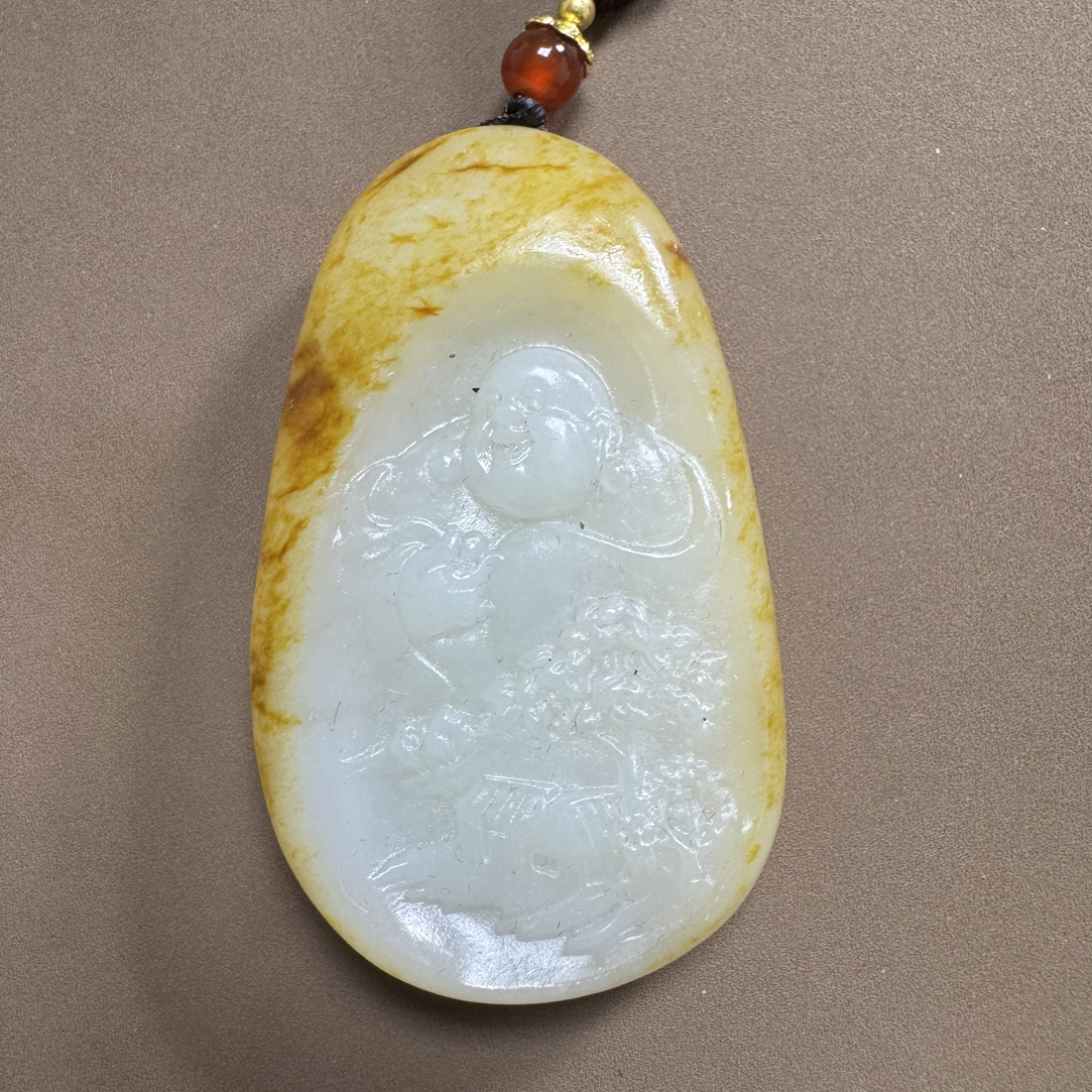 和田玉玉石挂件W1218拍一发一