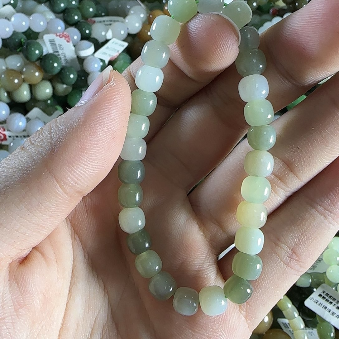 和田玉手链未镶嵌223