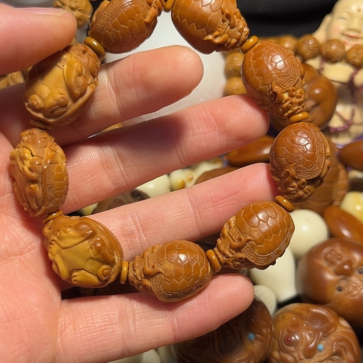 橄榄核手串/手链龙龟手串