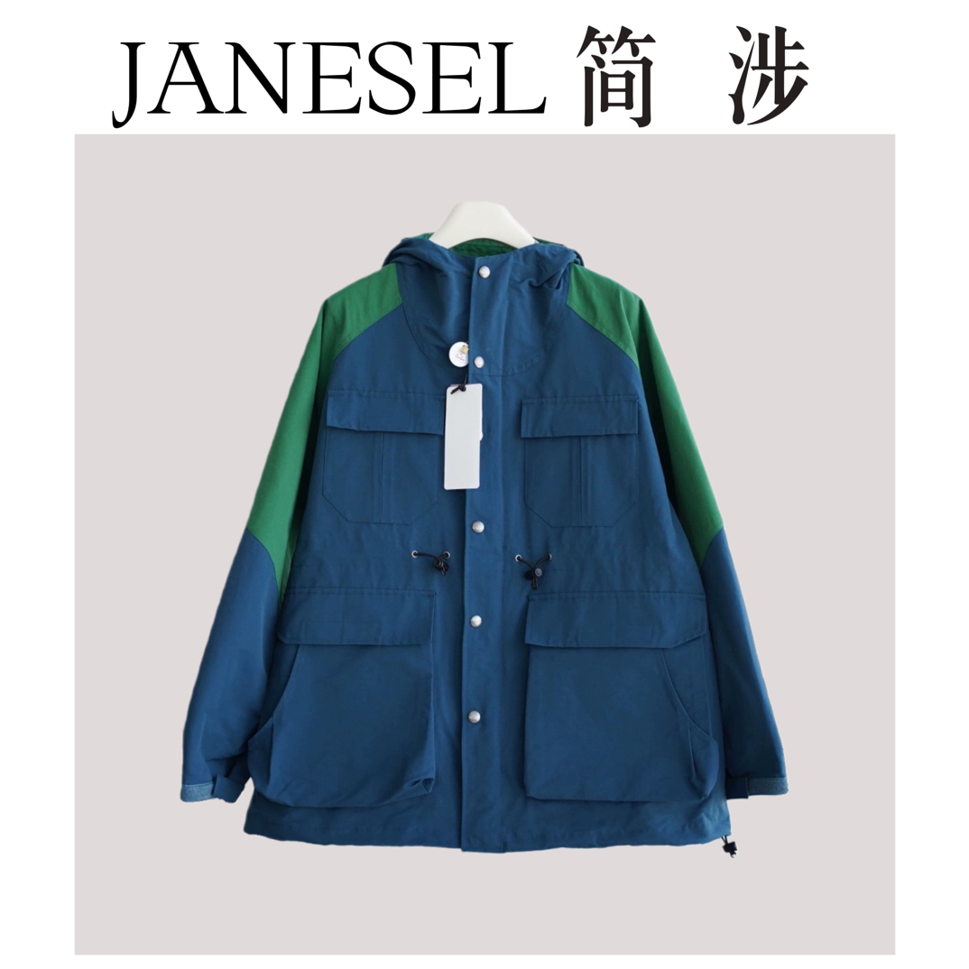 【刘小胖】户外山系连帽拼色冲锋衣三合一秋冬白鹅绒2件套派克服