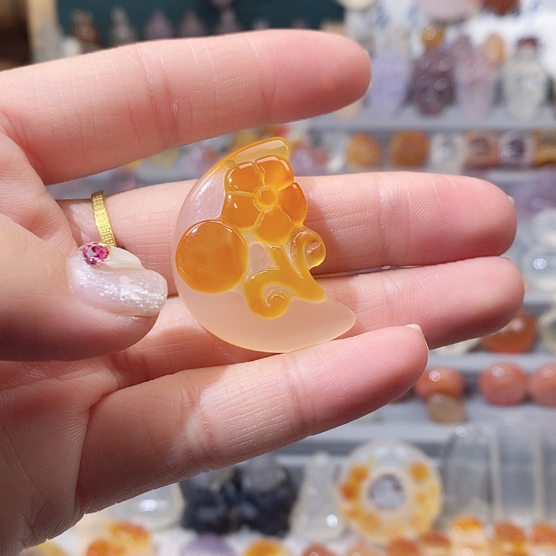 未镶嵌吊坠玛瑙/玉髓