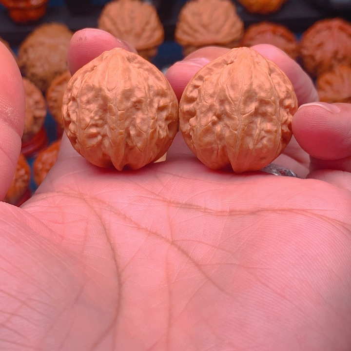 桃核把件野生小手捻