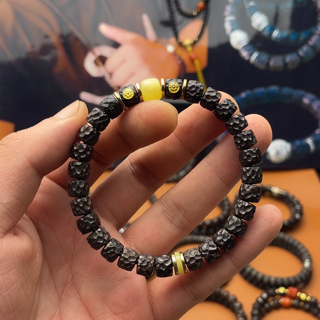 椰蒂手串8无相双腊，核桃