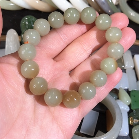 和田玉（糖玉）手链未镶嵌