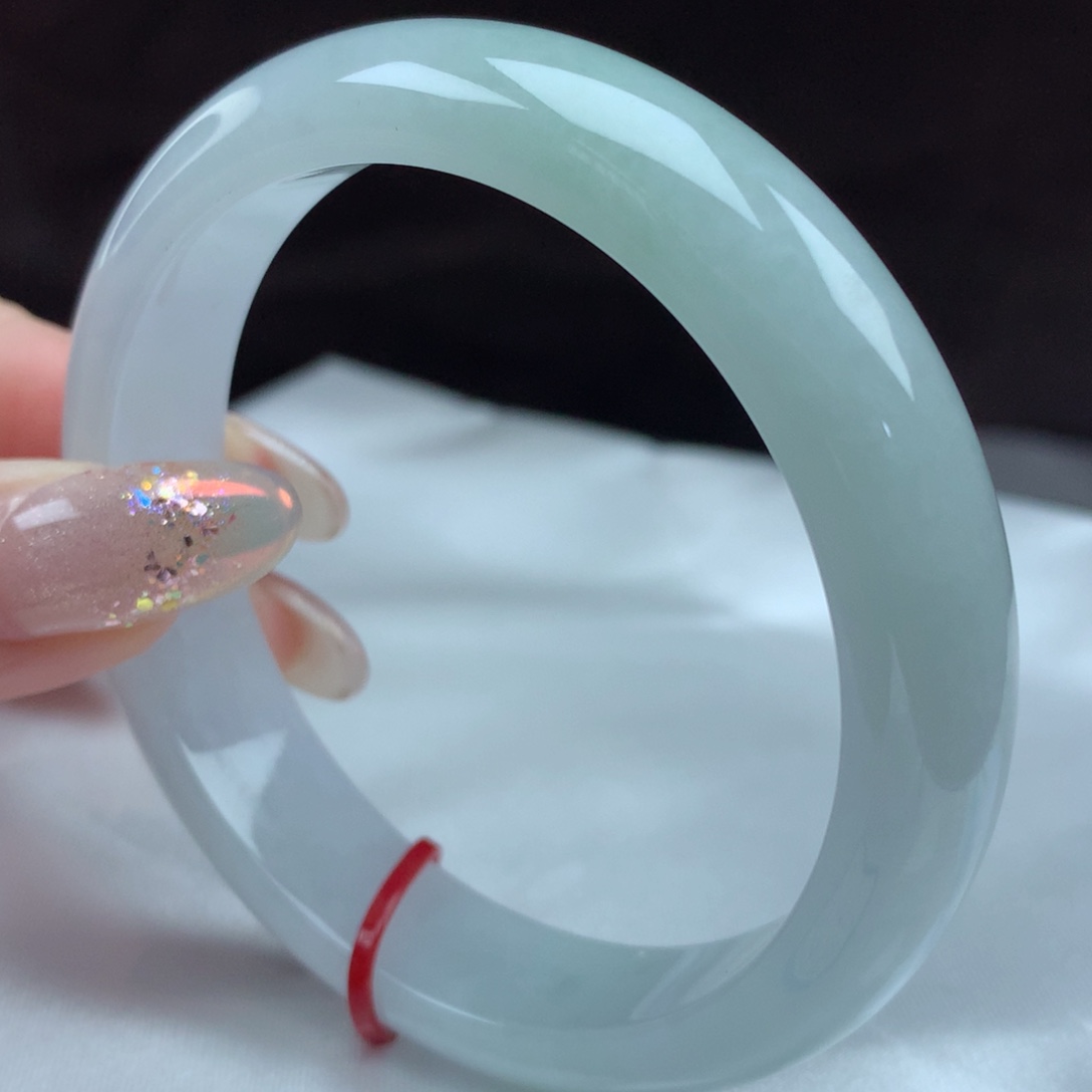 翡翠未镶嵌手镯96325，