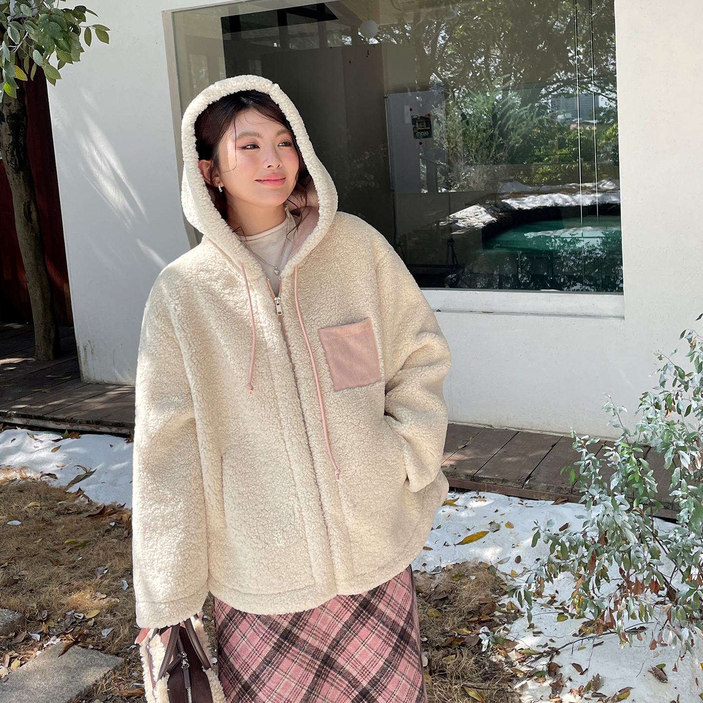 大码冬季新款独特漂亮巨好看的上衣加厚保暖外套女