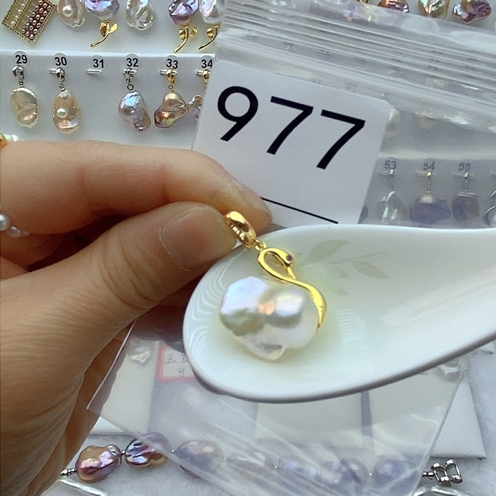 淡水珍珠颈饰银S925镶嵌