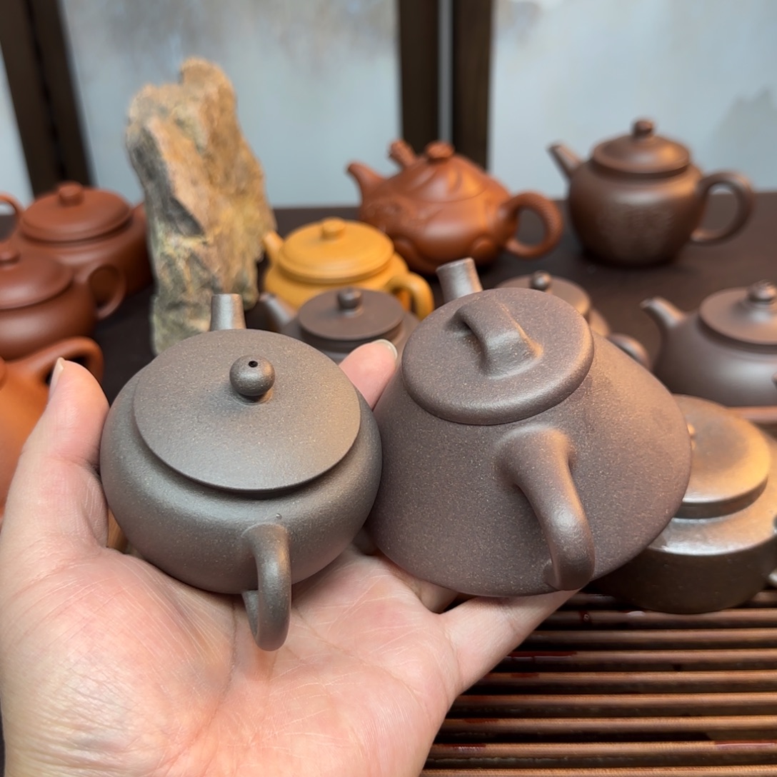 拉***罐紫砂茶壶共生矿启瓢+小桑扁