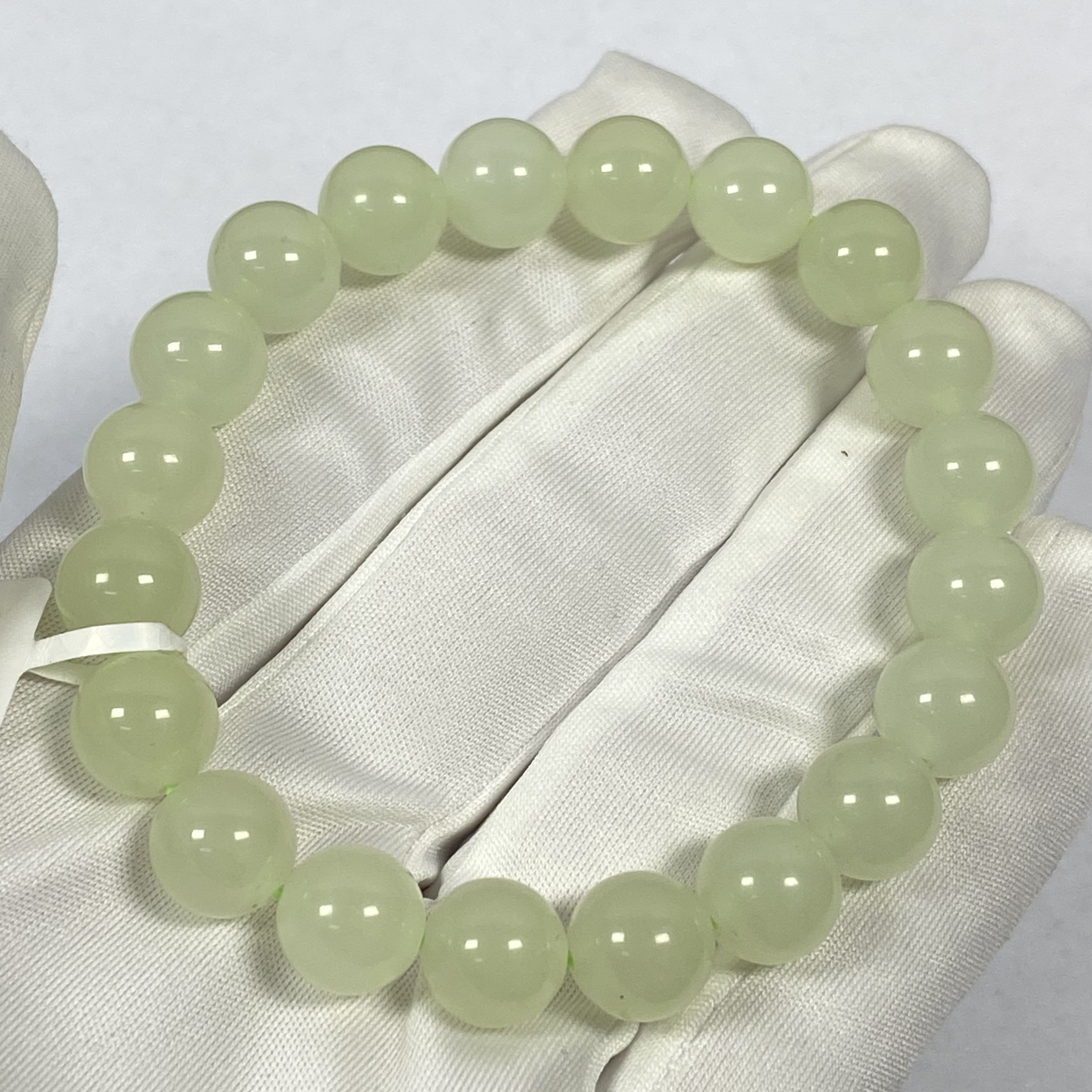 【七七八珠宝】翠冰圆珠手串9mm