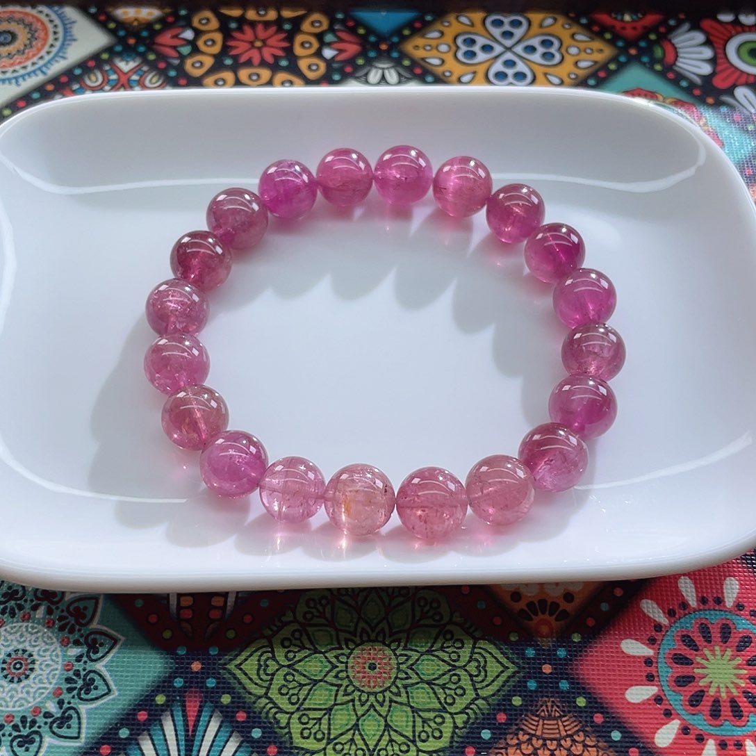 碧玺手链未镶嵌10mm左右