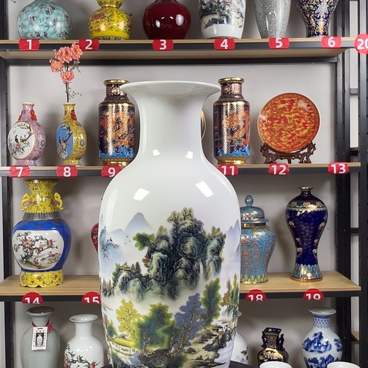 陶摆件景德镇山川秀色