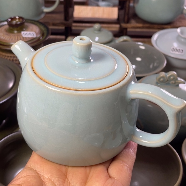 汝州原矿釉汝瓷微瑕井栏