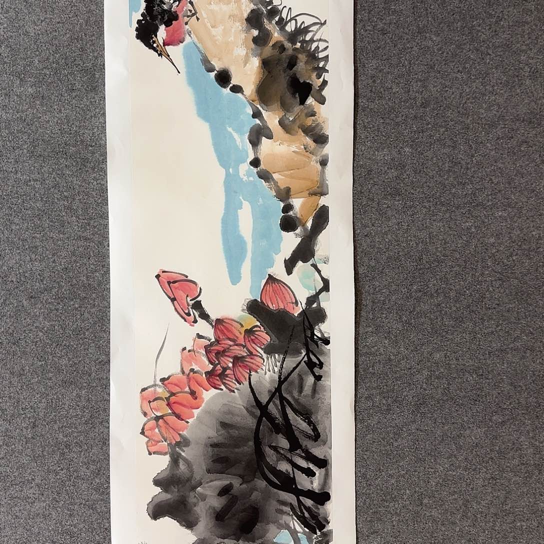 国画大雷老师手绘作品