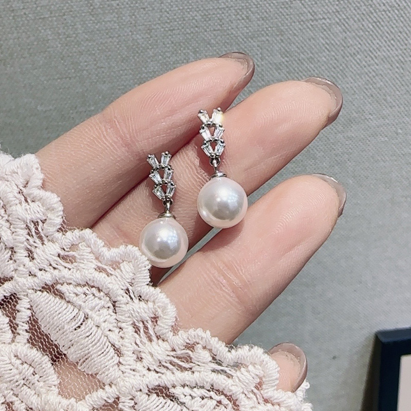 925银耳饰 麦穗型精致银耳钉