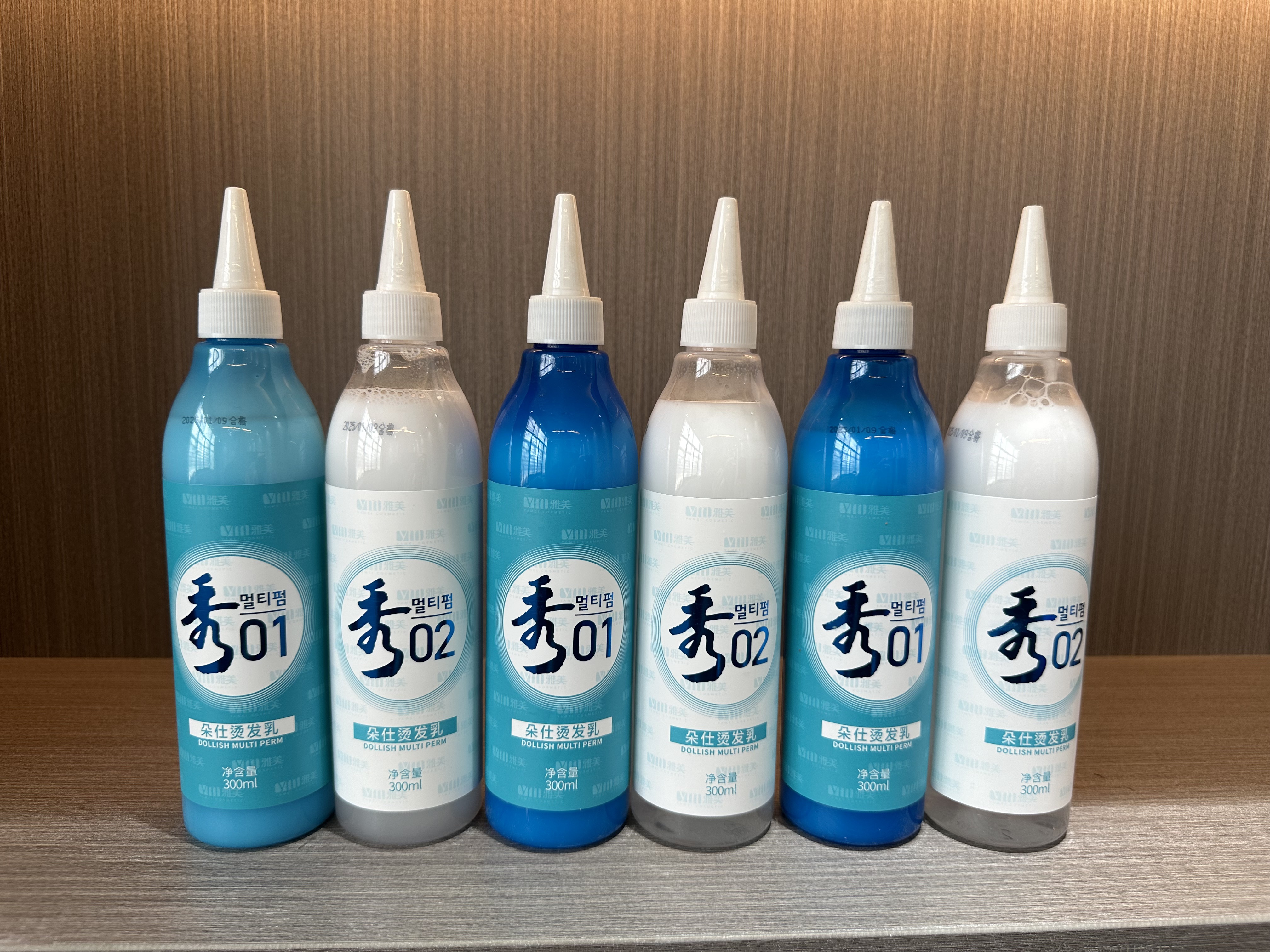 韩国秀3套乳剂冷烫热烫药膏状烫发乳朵仕烫发乳快速烫300ml烫发水