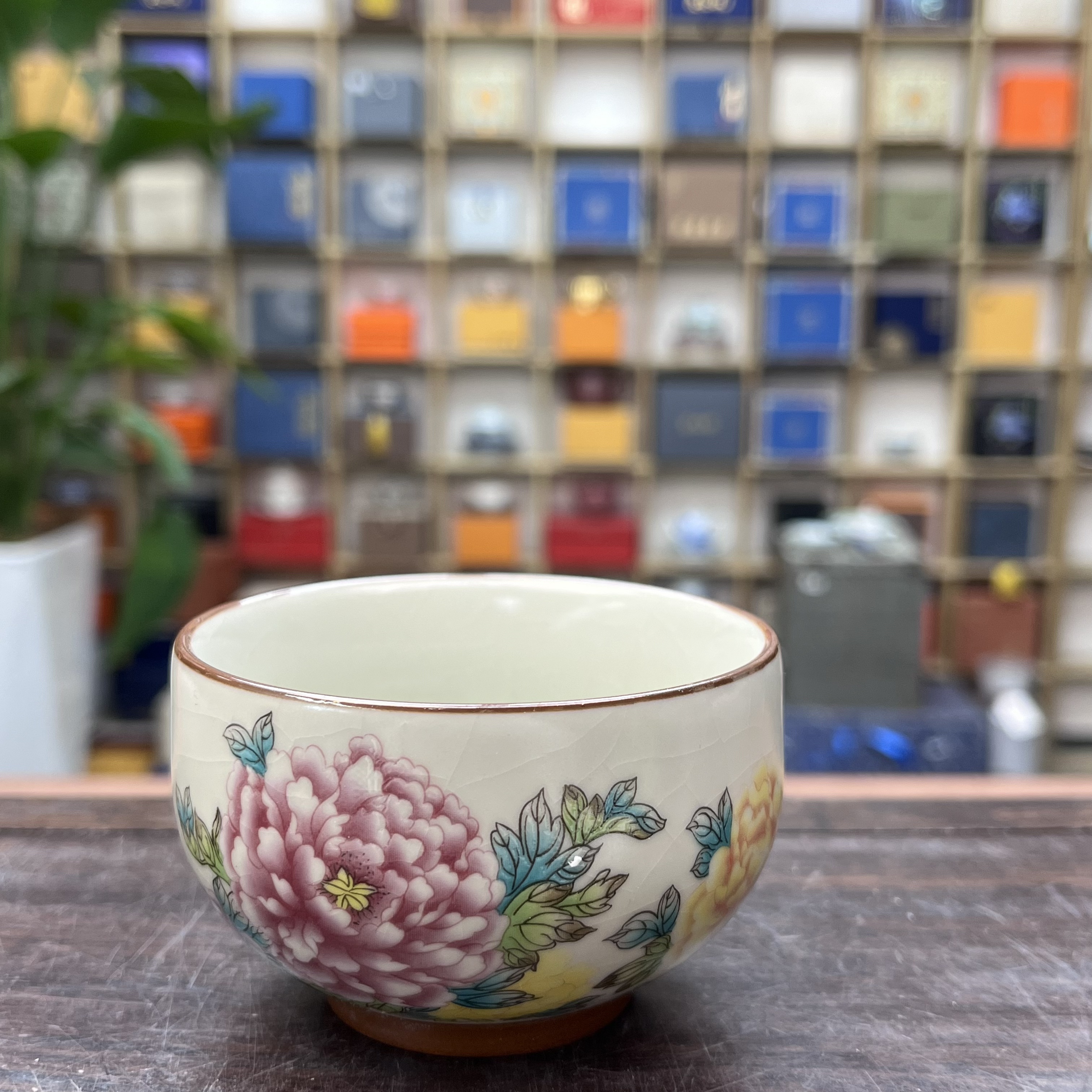 花开富贵牡丹黄汝杯-607（众）-119