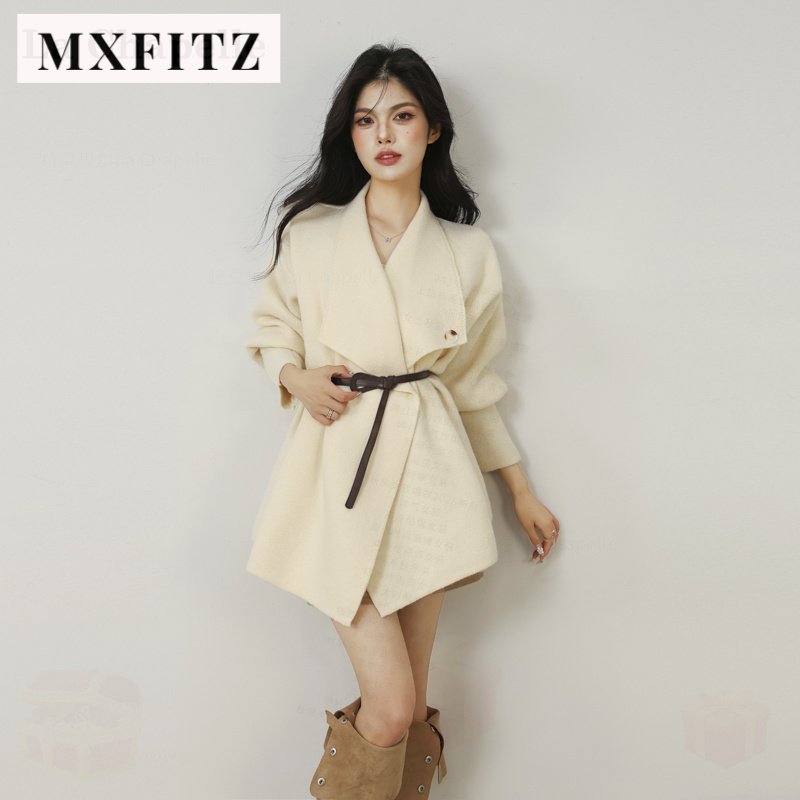 【MXFITZ】秋冬新款法式高级感收腰显瘦毛衣外套女2025气质针织衫