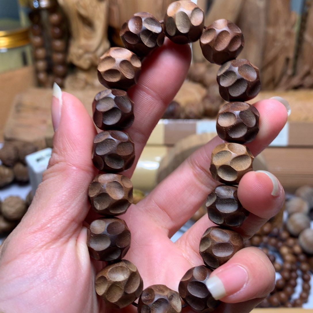 檀香木手串/手链老山檀香1.3✖️1.4无相微瑕