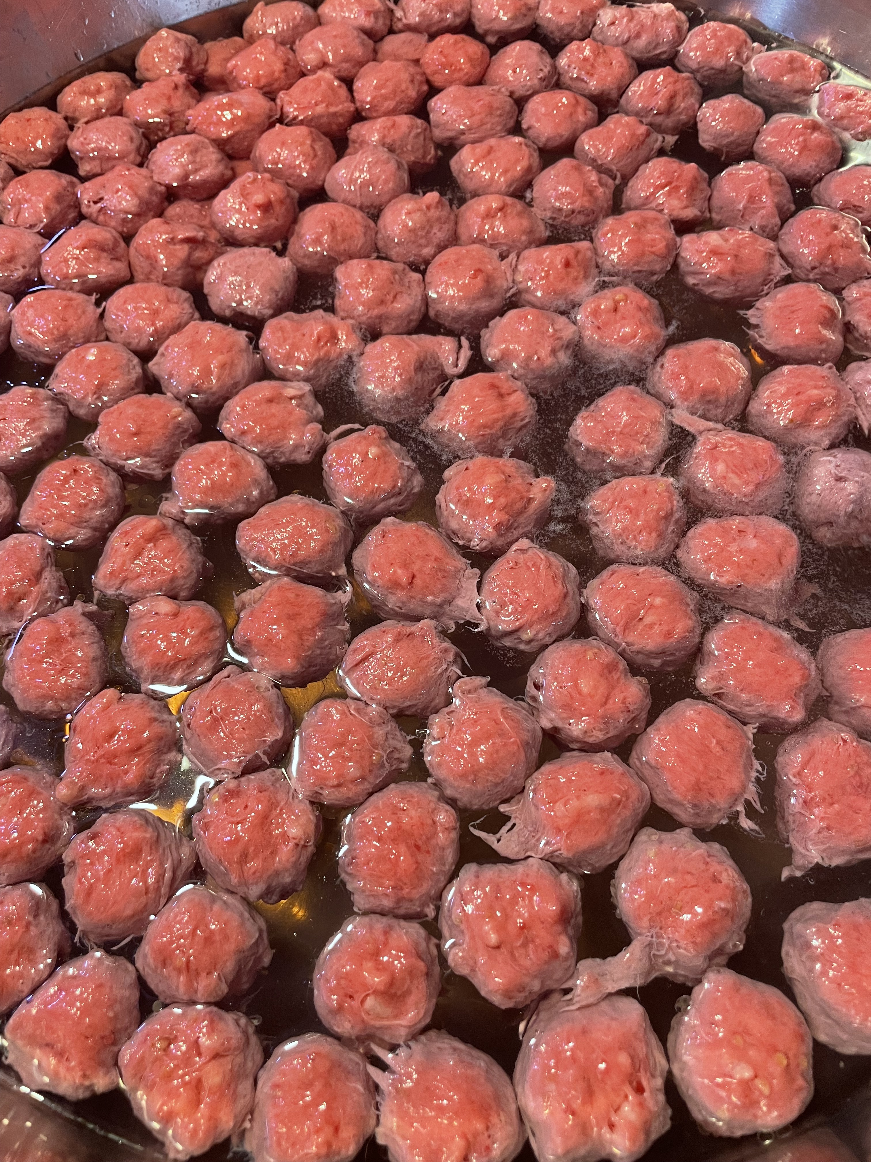 汕汕签高品质手工牛肉丸潮汕特产试吃半斤装95%牛肉含量爆汁牛丸