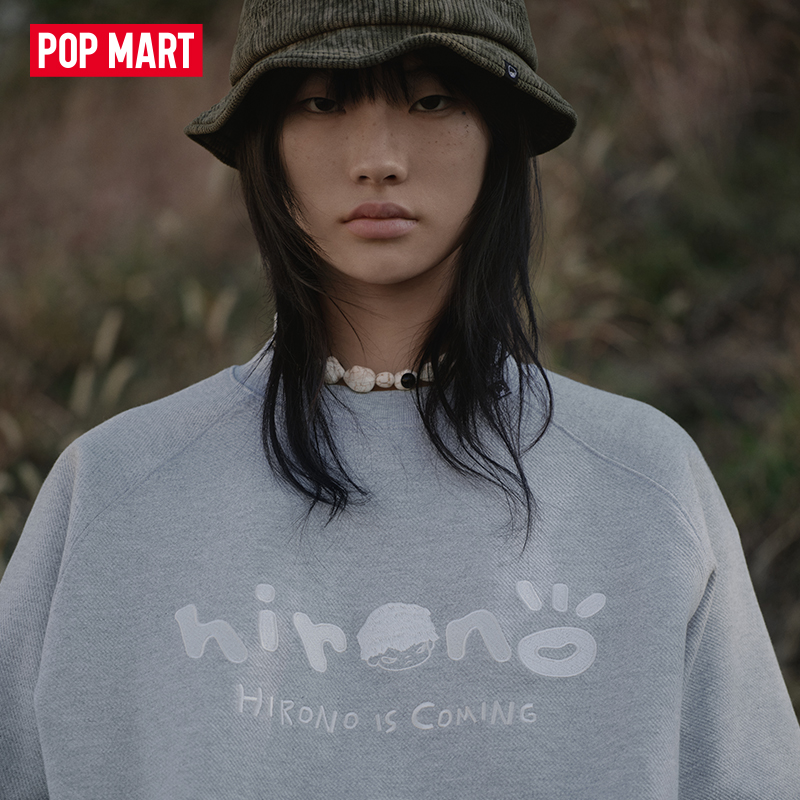 【Hirono Home】泡泡玛特小野来了 -Logo圆领卫衣