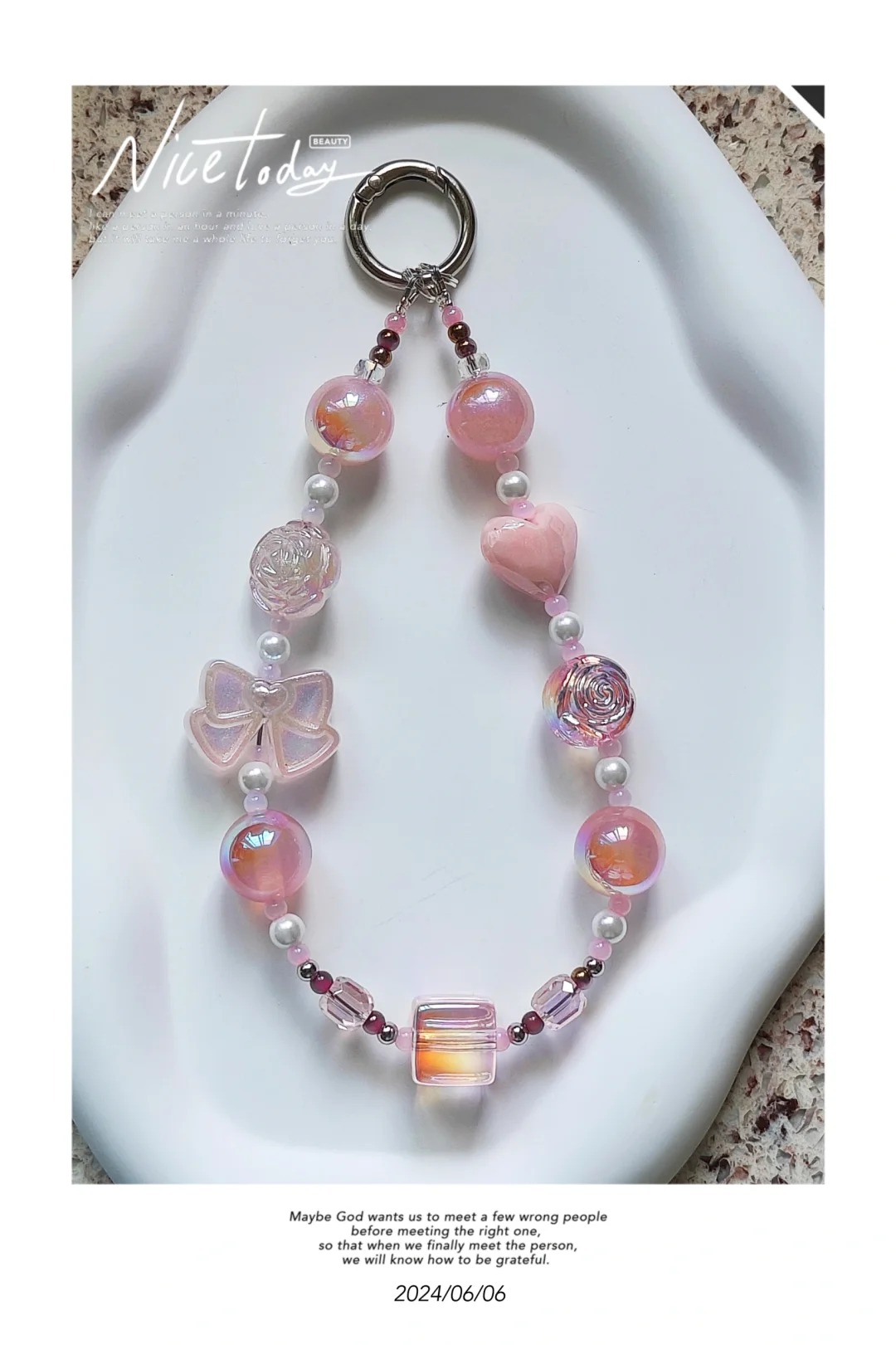 亚克力diy材料拍链接