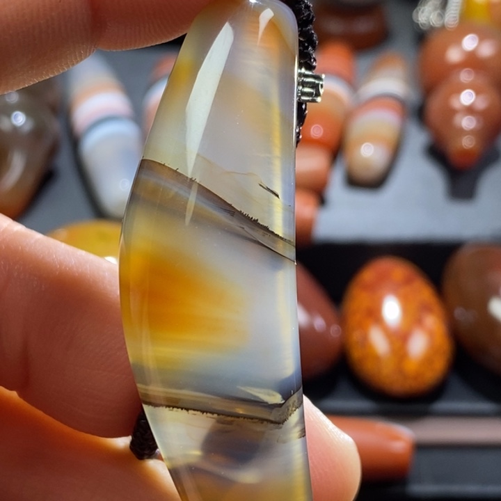 玛瑙/玉髓未镶嵌挂件