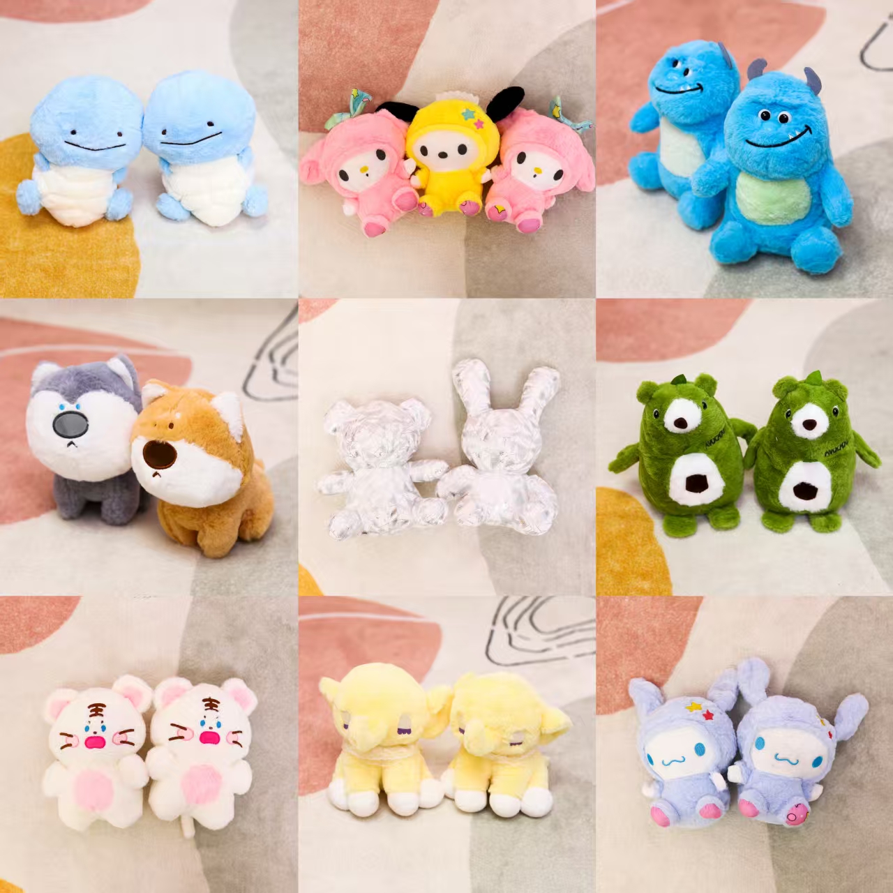 毛绒玩具婚礼抛洒娃娃机摆摊套圈地推生日活动