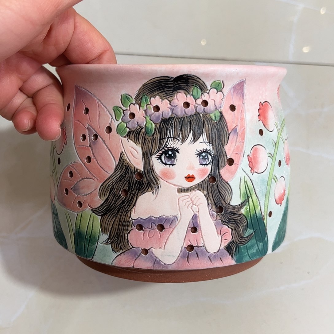 景德镇陶瓷花盆景德镇陶瓷花盆