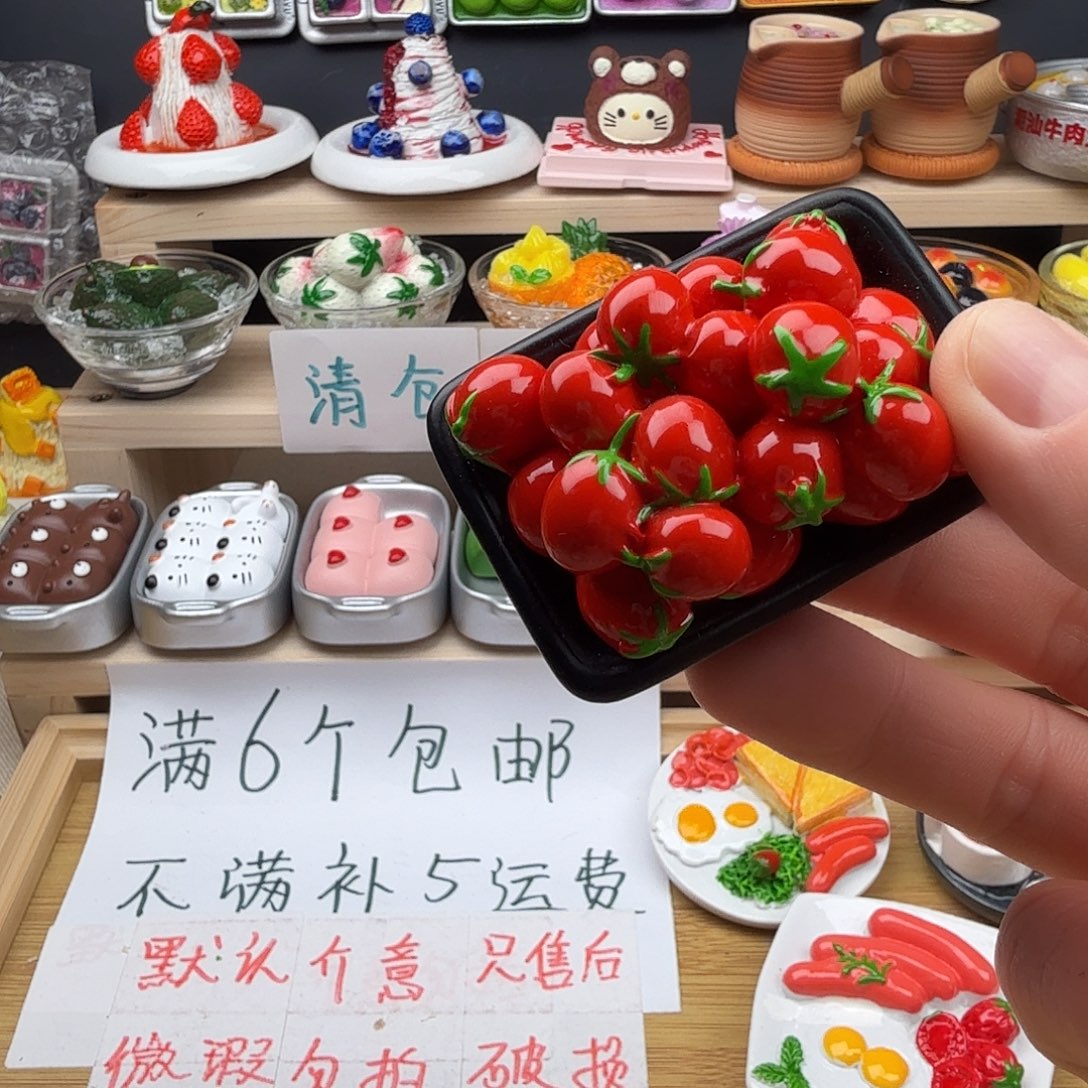 合成树脂食玩冰箱贴 凭开箱视频售后