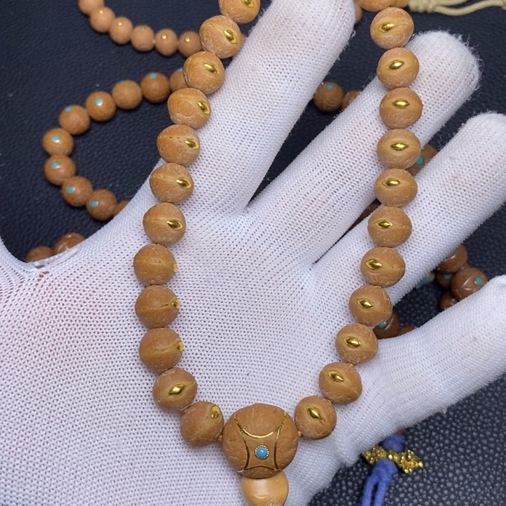 凤眼菩提手串凤眼菩提实心籽金眼手持