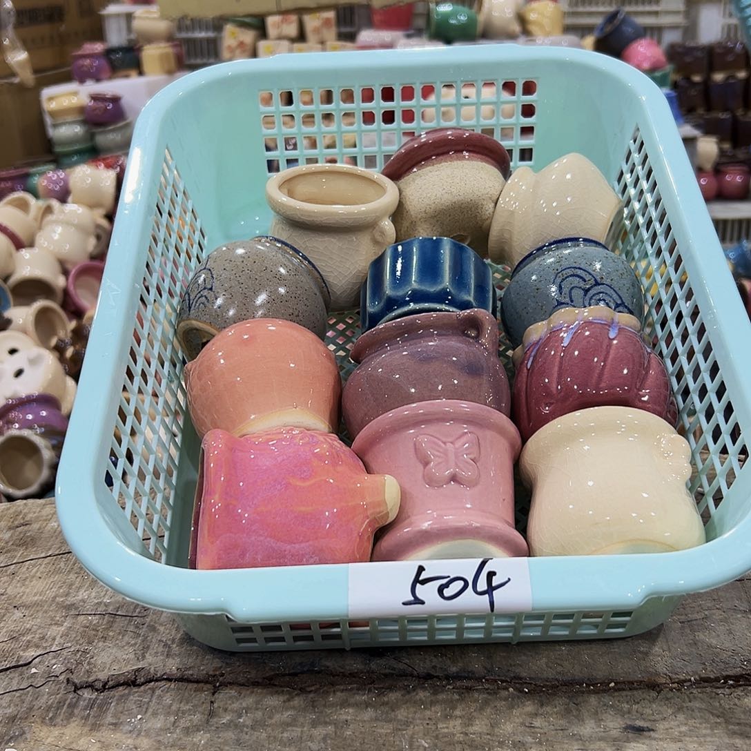 陶瓷高温陶瓷多肉花盆504