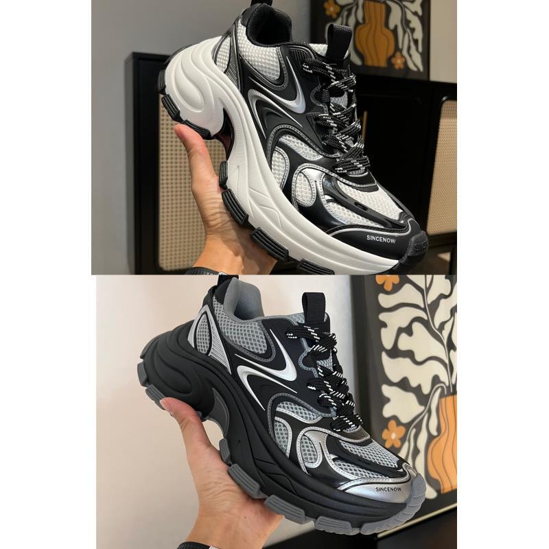 《国际行》2025秋男士欣塞诺经典运动拼色百搭四季款老爹鞋