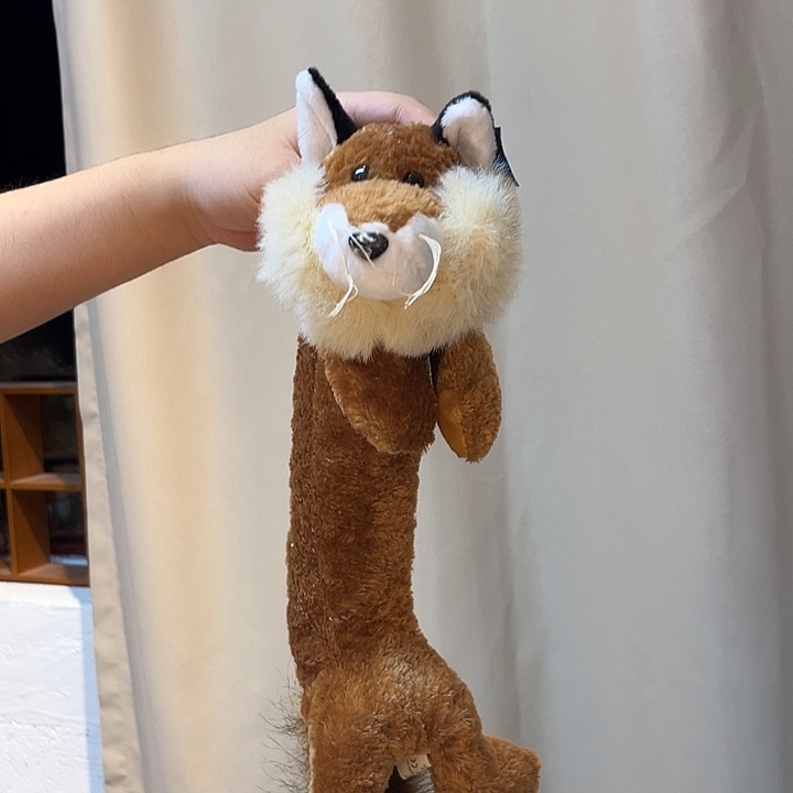 毛绒玩偶软软颗粒长条动物系列