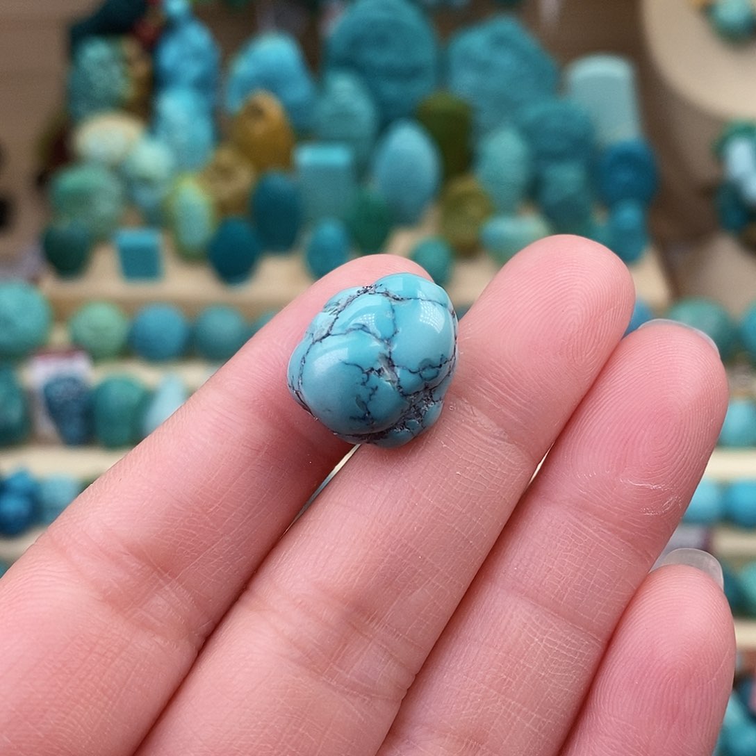 绿松石珠宝奇石未镶嵌