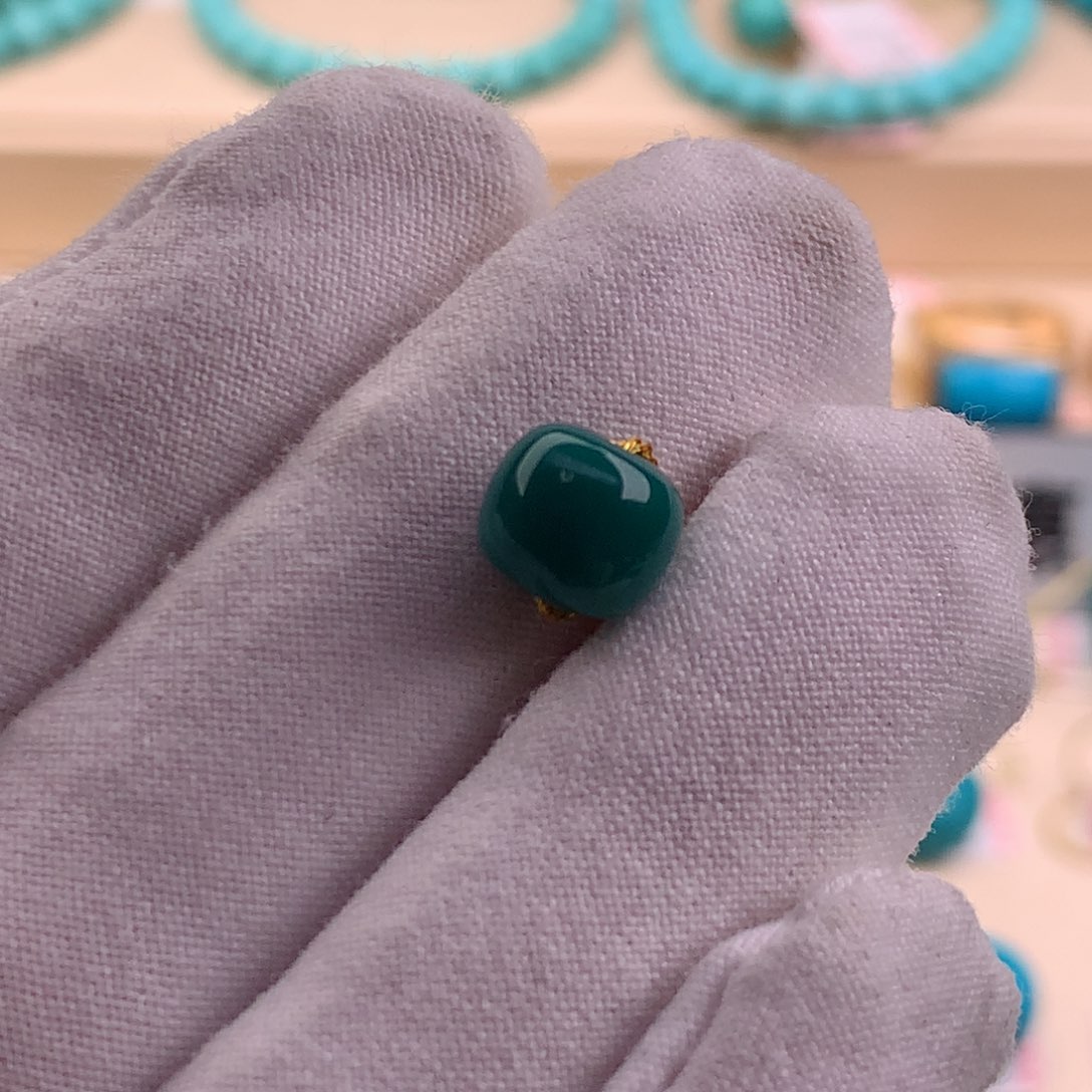 绿松石珠宝奇石未镶嵌8.5−7.4