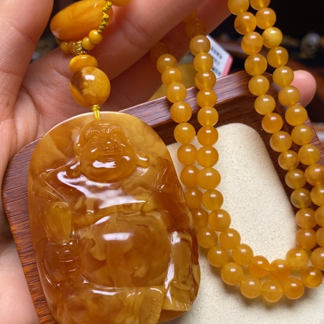 【闪购商品】蜜蜡颈饰未镶嵌项链