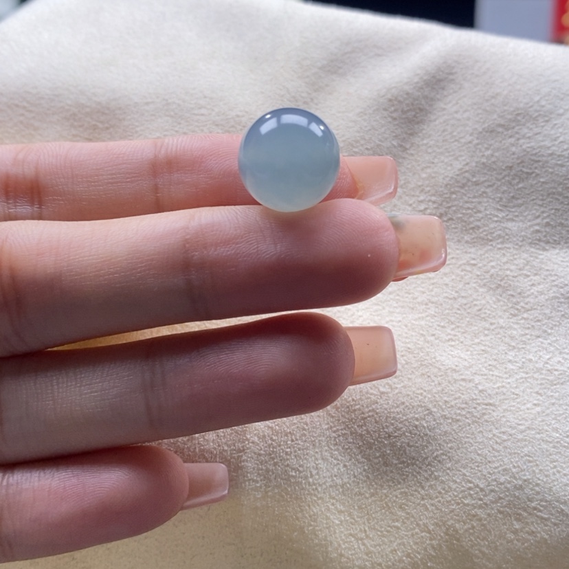 【闪购商品】翡翠颈饰未镶嵌海水蓝珠卡13