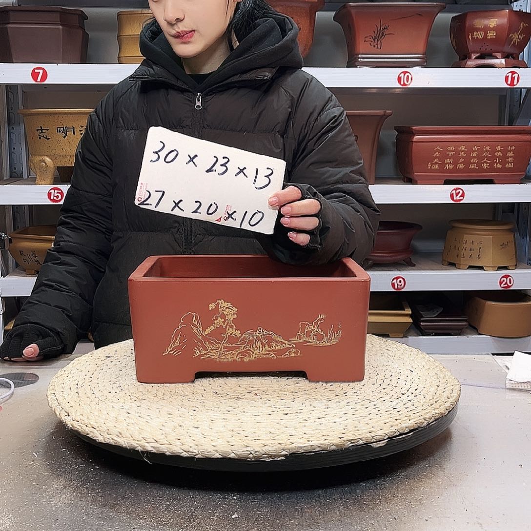 紫砂花盆紫砂花盆