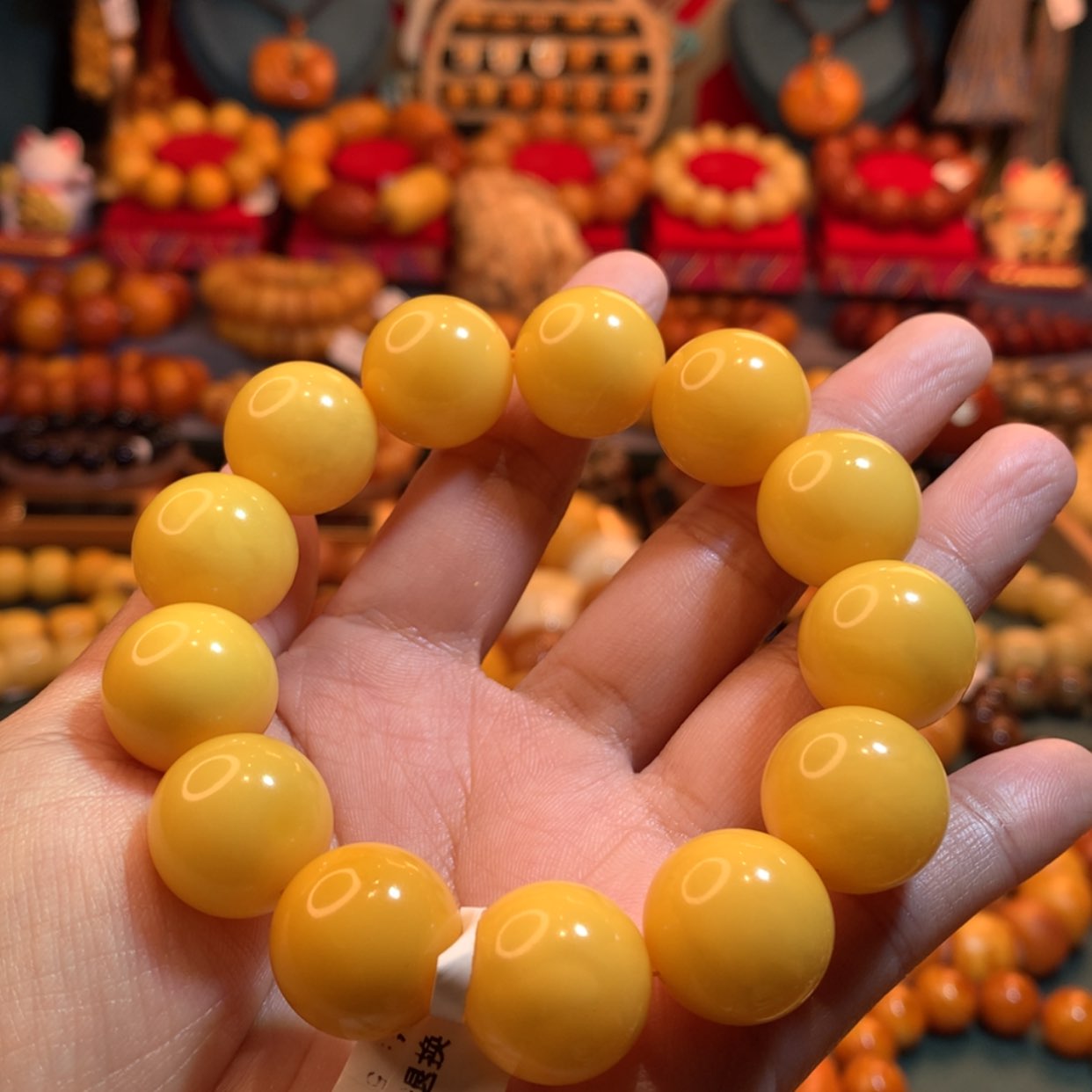 【闪购商品】蜜蜡手串未镶嵌蜜蜡手串