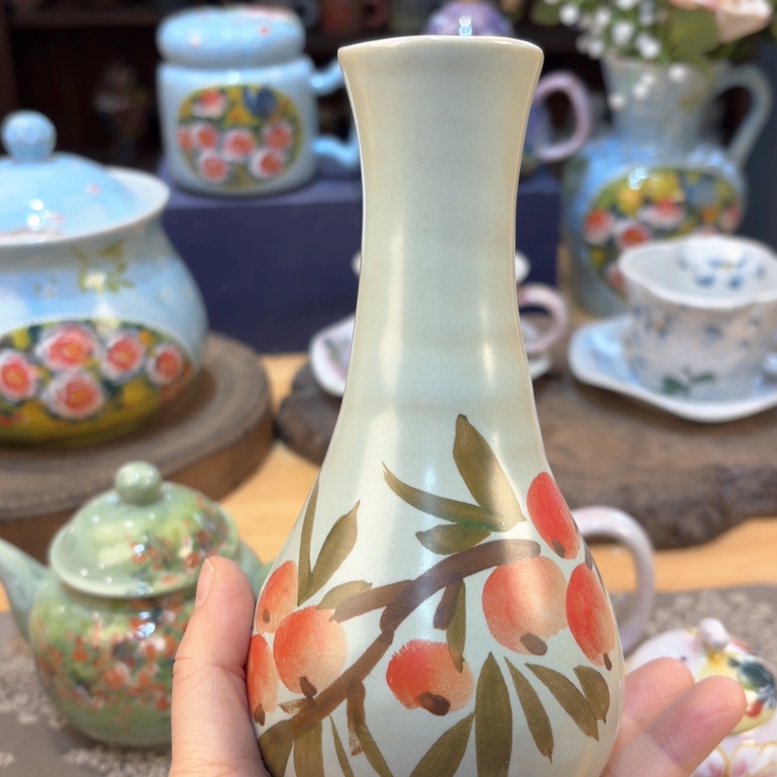 景德镇手绘高温釉下彩陶瓷茶具