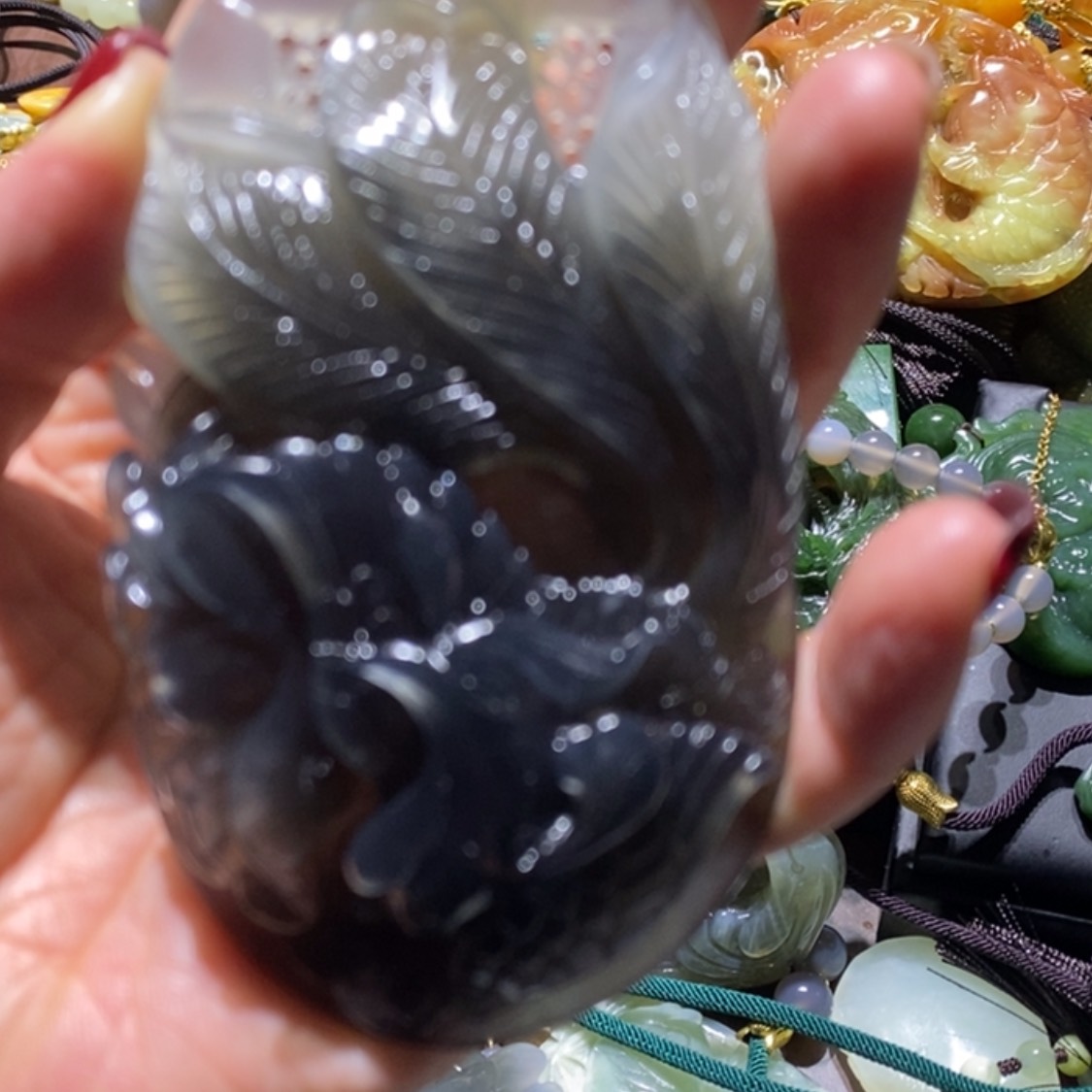 【闪购商品】岫玉毛衣链未镶嵌