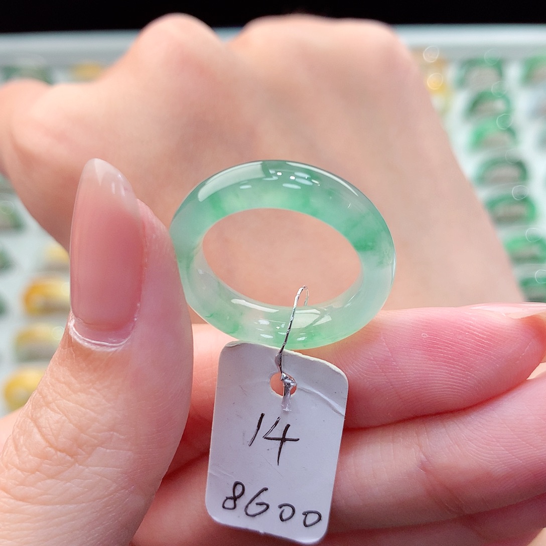 翡翠戒指未镶嵌14号